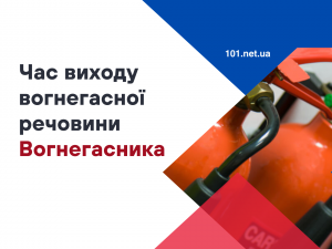 Яка тривалість подачі вогнегасної речовини вогнегасника?