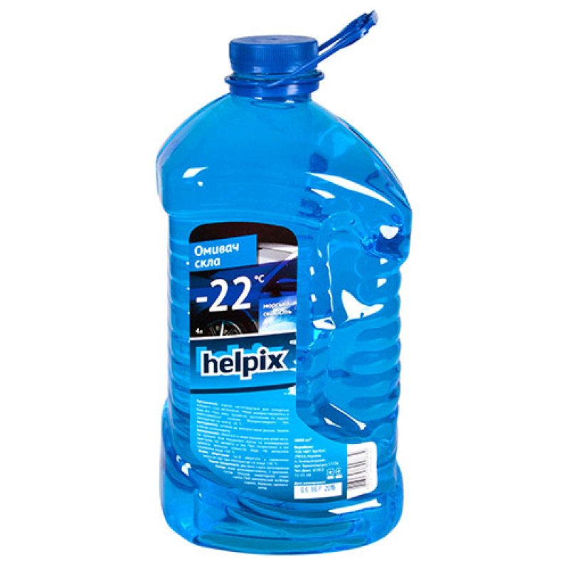 Омыватель стекол зимний HELPIX 4Л -22 (aqvablue)