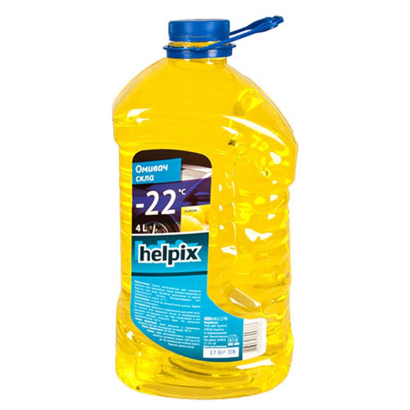 Омыватель стекол зимний HELPIX 4Л -22(МОРСКАЯ СВЕЖЕСТЬ)