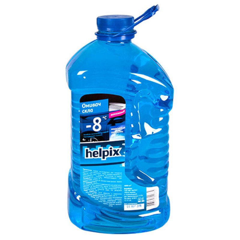 Омыватель стекол зимний HELPIX 4Л -8 (МОРСКАЯ СВЕЖЕСТЬ)