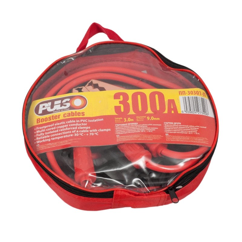 Прикуриватель PULSO 300A 3,0м в чохлі