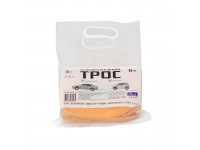 Трос буксир ST205B/TP-207-3-1 3т стрічка 46мм х 6м жовтий/гак/кульок Трос буксир ST205B/TP-207-3-1 3т стрічка 46мм х 6м жовтий/гак/кульок