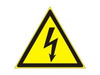Знак безопасности Небезпека ураження електричним струмом