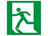 Знак безпеки Вихід тут ліворуч