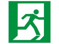 Знак безопасности Вихід тут праворуч