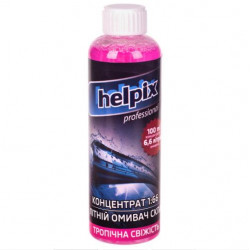 Омыватель стекол летний концентрат HELPIX 1:66 100мл (тропич. свежесть)