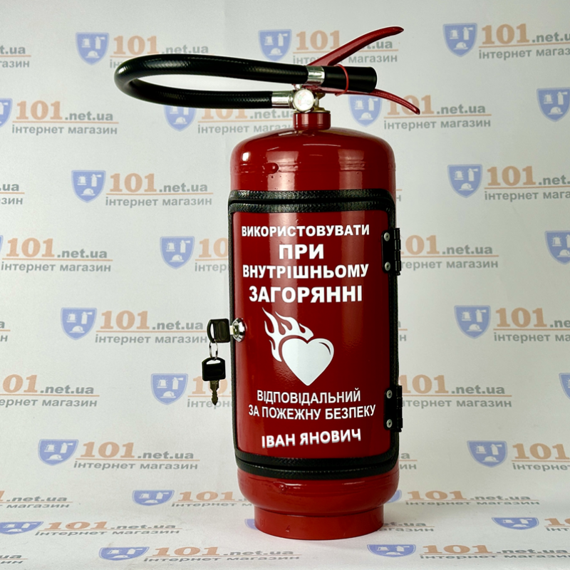 Огнетушитель бар, именной подарок пожарному Огнетушитель бар, именной подарок пожарному