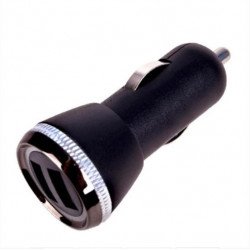 Автомобільний зарядний пристрій VOIN C-2402BK 2USB (12/24V - 5V 2,4A)