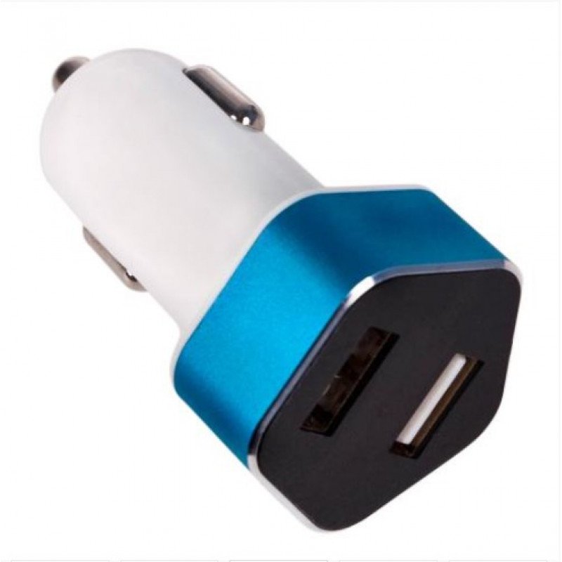 Автомобільний зарядний пристрій VOIN C-2406 2USB (12 / 24V - 5V 2,4A) + вольтметр