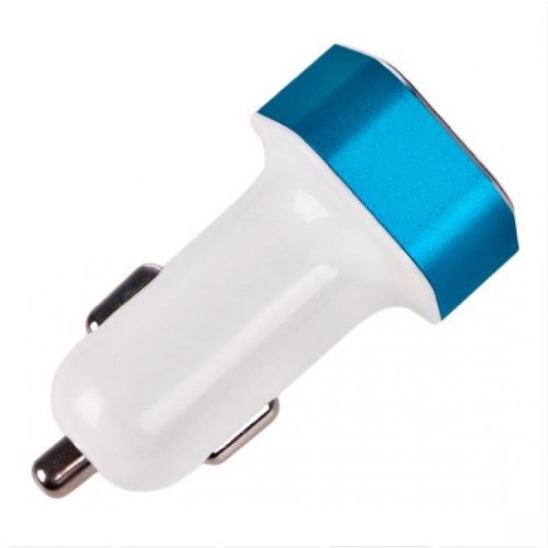 Автомобільний зарядний пристрій VOIN C-2406 2USB (12 / 24V - 5V 2,4A) + вольтметр