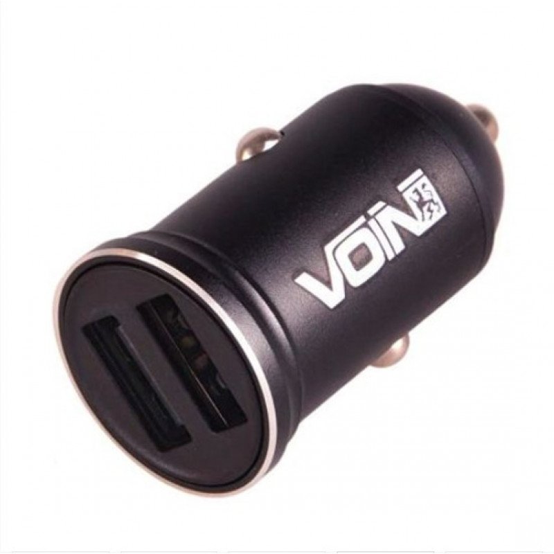 Автомобільний зарядний пристрій VOIN C-31203BK, 2USB (12/24V - 5V 3,1A)