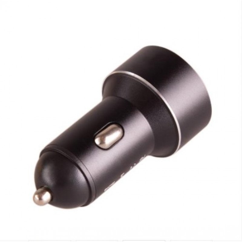 Автомобільний зарядний пристрій VOIN C-31209BK, 2USB (12/24V - 5V 3,1A) + вольтметр