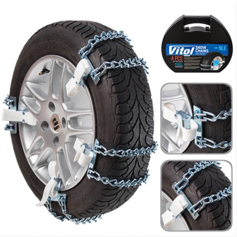 Ланцюги на колеса MODEL 3 розмір NLE-42 (4 шт.) (в пластиковому боксі)