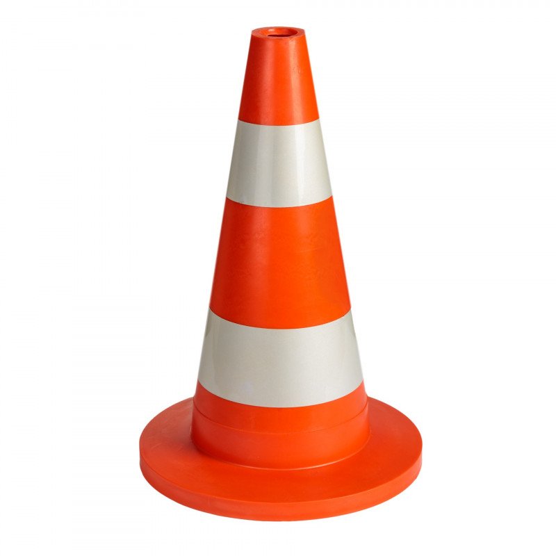 Конус гнучкий 350мм 2 світловідбиваючі смужки