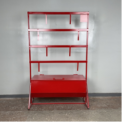 Стенд пожарный открытого типа с перекидным ящиком для песка 0,12м.куб