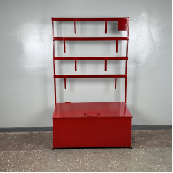 Стенд пожарный открытого типа со стационарным ящиком для песка 0,2м.куб