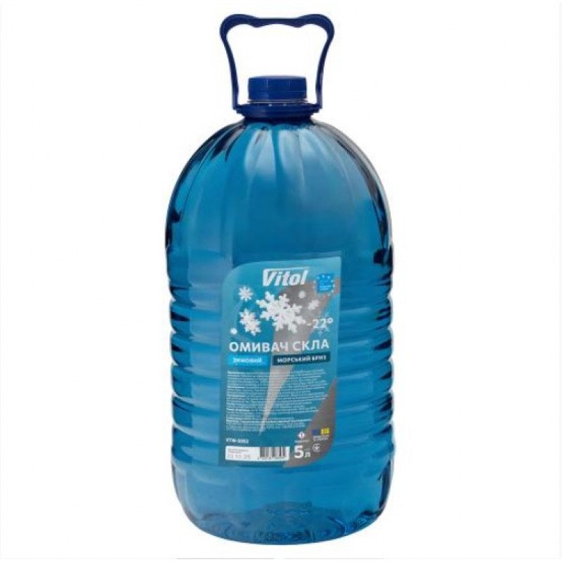 Омивач скла зимовий VITOL "-22" Морський бриз 5л