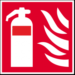 Знак безпеки Вогнегасник пластик