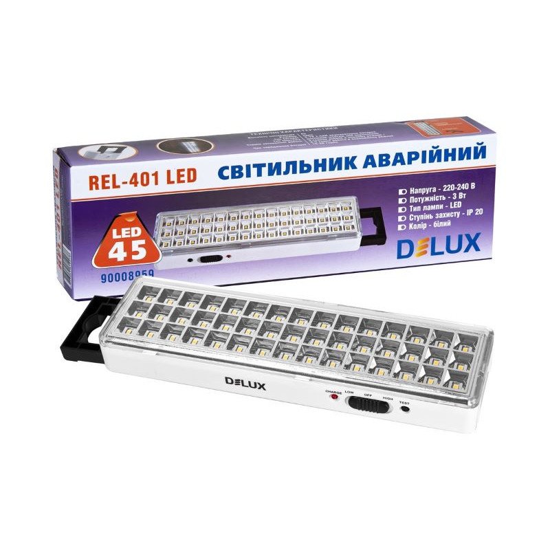 Світильник  аварійний DELUX REL-401LED