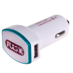 Автомобильное зарядное устройство PULSO C-2026W 2USB (12 / 24V - 5V 2,4A)