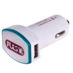 Автомобільний зарядний пристрій PULSO C-2026W 2USB (12 / 24V - 5V 2,4A)
