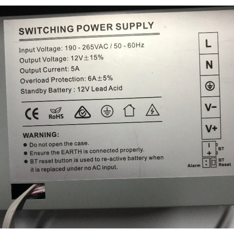 Блок безперебійного живлення PSU-1205LED Блок безперебійного живлення PSU-1205LED