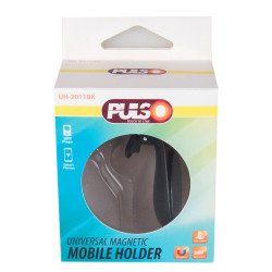 Тримач мобільного телефону PULSO UH-2011BK магнітний на дефлектор