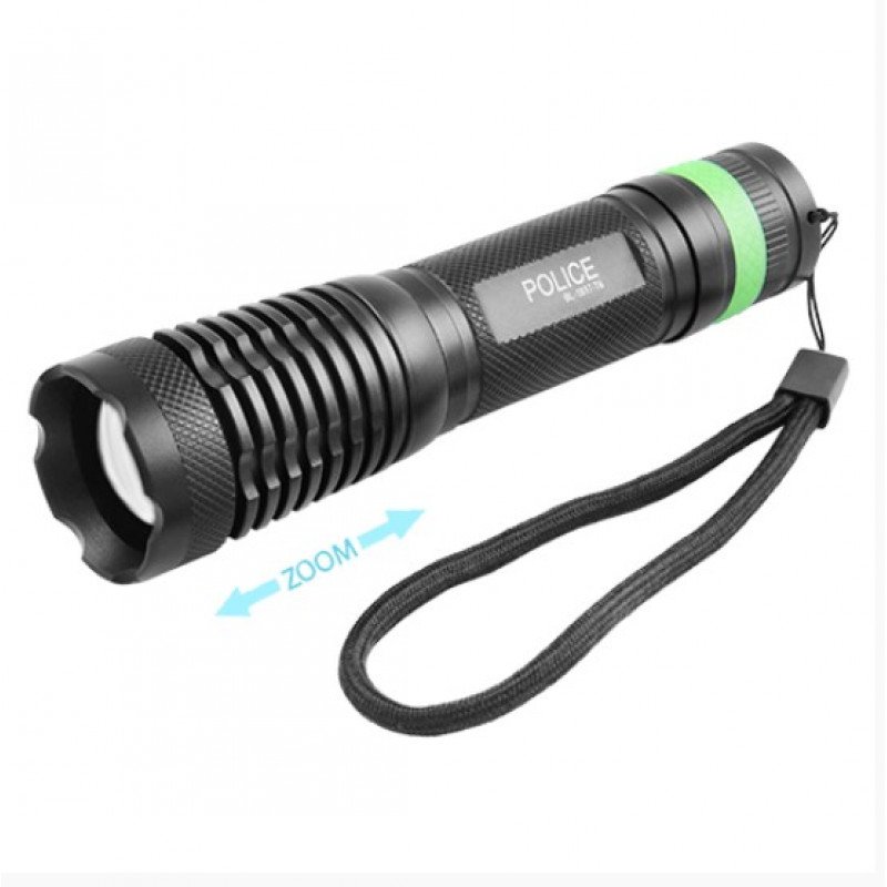 Фонарь диодный Police 1837-T6, 1x18650/3xAAA, ЗУ 220V/12V, zoom, BOX Фонарь диодный Police 1837-T6, 1x18650/3xAAA, ЗУ 220V/12V, zoom, BOX