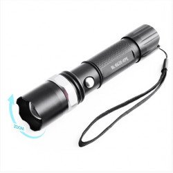 Ліхтар діодний Police 8626-XPE, ЗУ 220V/12V, 1х18650/3хААА, zoom, Box