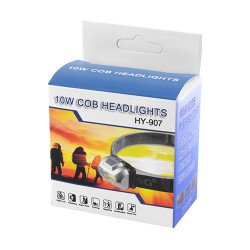 Ліхтар налобний 2088 / HY-907-COB, 10W, 3xAAA