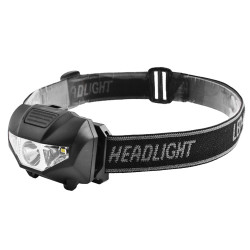 Фонарь налобный диодный 118/W03-LM+2LED(Red), 3xAAA 46612 (W03-LM/46612)
