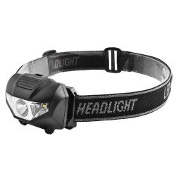 Ліхтар налобний діодний 118 / W03-LM + 2LED (Red), 3xAAA 46612 (W03-LM / 46612) Ліхтар налобний діодний 118 / W03-LM + 2LED (Red), 3xAAA 46612 (W03-LM / 46612)