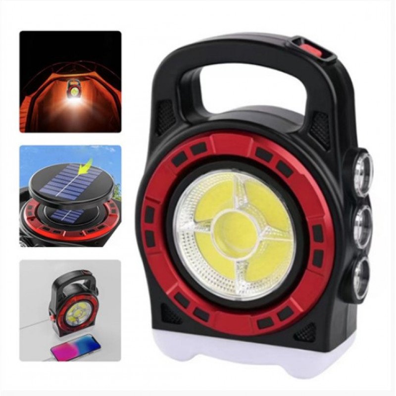 Ліхтар переносний 6678С-3LED+5COB, power bank, Li-Ion акум., Waterproof, соняшна батарея, ЗУ micr Ліхтар переносний 6678С-3LED+5COB, power bank, Li-Ion акум., Waterproof, соняшна батарея, ЗУ micr