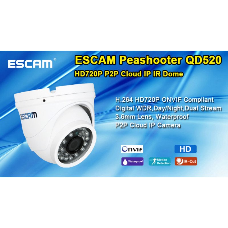 IP камера ESCAM QD520 Peashooter
