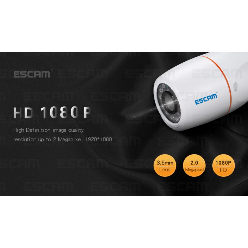 Комплект видеонаблюдения ESCAM PNK805 8CH 1080P POE NVR KITS
