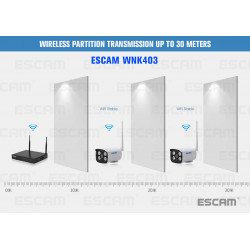 Комплект відеоспостереження ESCAM WNK403 4CH 720P Wireless NVR KITS EU Комплект відеоспостереження ESCAM WNK403 4CH 720P Wireless NVR KITS EU