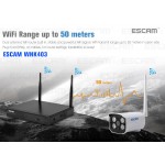 Комплект відеоспостереження ESCAM WNK403 4CH 720P Wireless NVR KITS EU