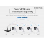 Комплект видеонаблюдения ESCAM WNK404 4CH 720P Wireless NVR KITS EU