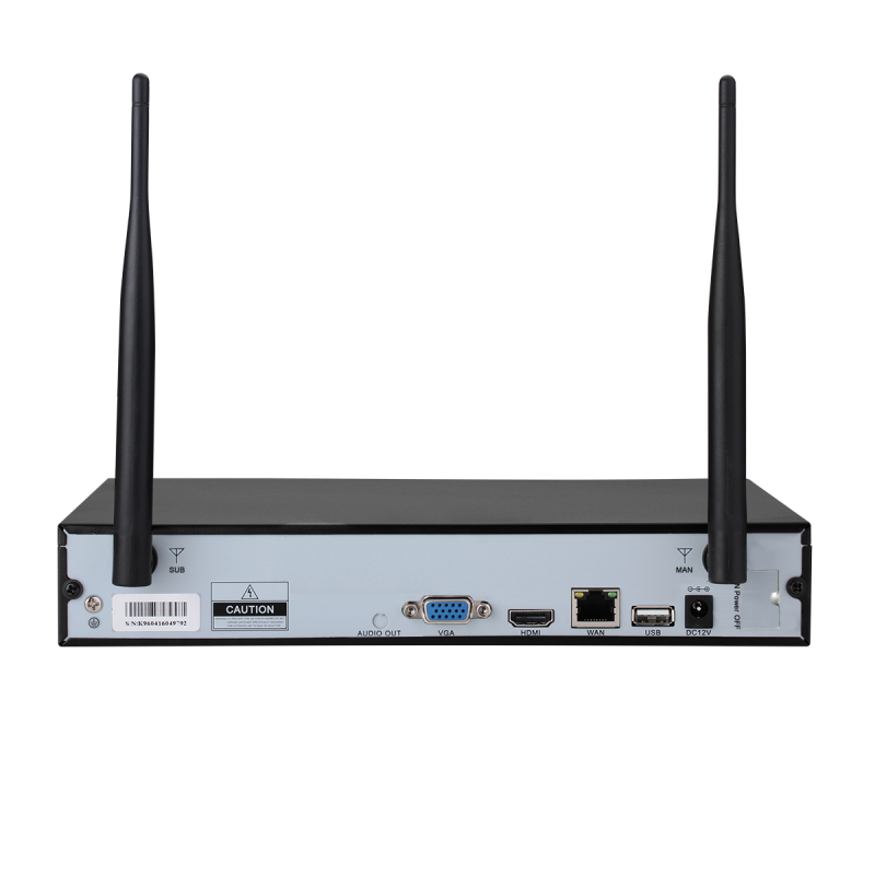 Комплект видеонаблюдения ESCAM WNK404 4CH 720P Wireless NVR KITS EU