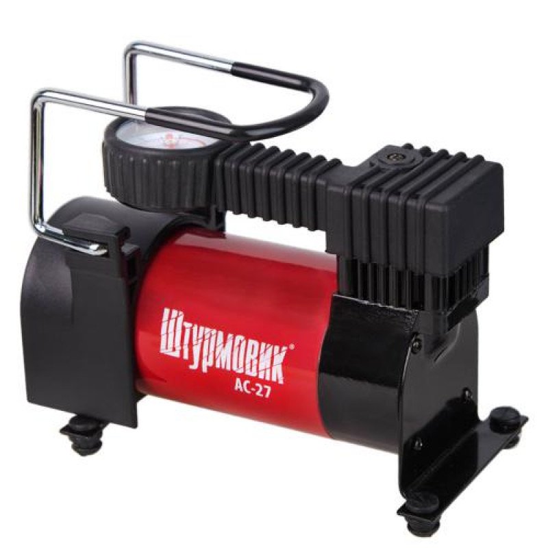 Компрессор Штурмовик AC-27 100psi/12Amp/35л/прикуриватель