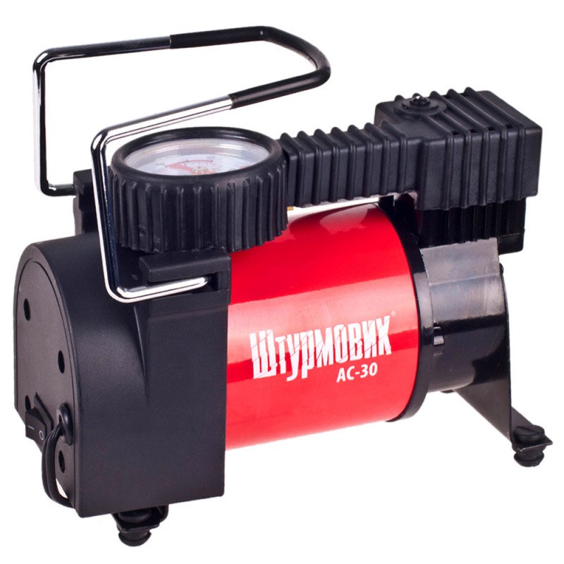 Компрессор Штурмовик AC-30 100psi/12Amp/37л/прикуриватель