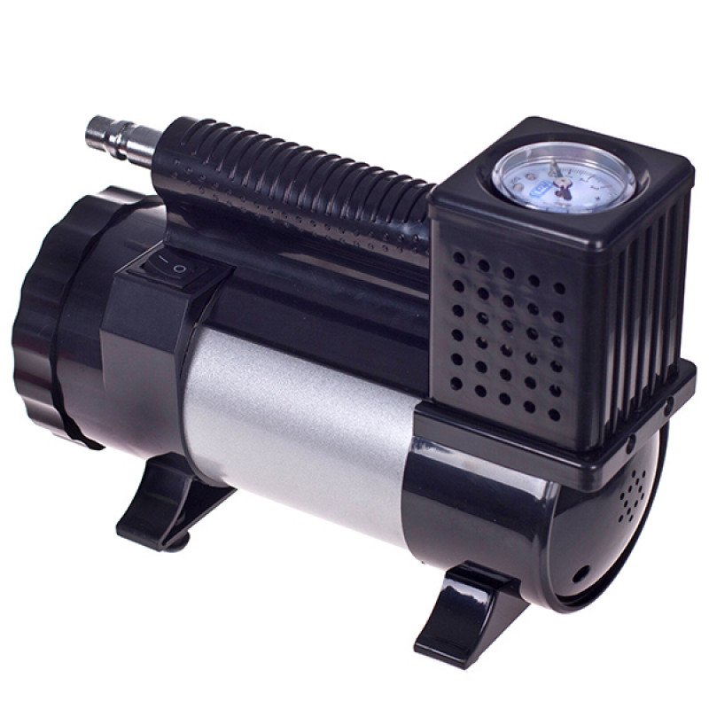 Компресор "Торнадо" КА-Т12220 150psi/15Amp/40л/ліхтар/прикур.+перехідник/шланг 3,0 м Компресор "Торнадо" КА-Т12220 150psi/15Amp/40л/ліхтар/прикур.+перехідник/шланг 3,0 м