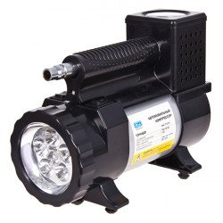 Компрессор Торнадо КА-Т12220 150psi/15Amp/40л/фонарь/прикур.+переходник/шланг 3,0м