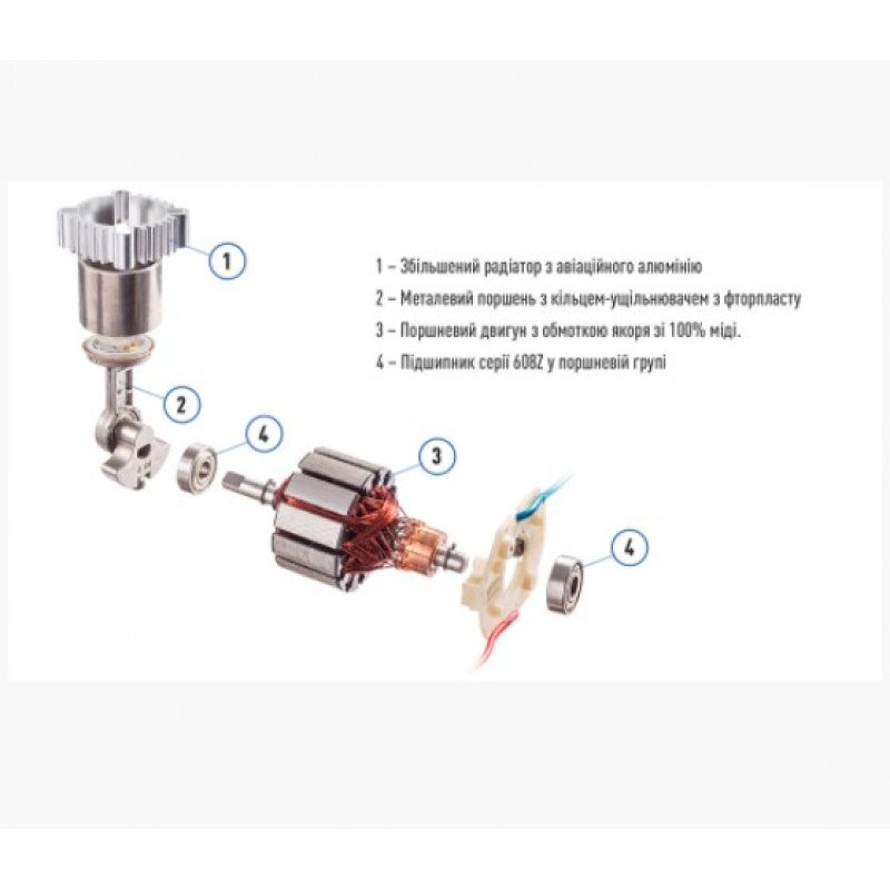 Компресор "ViTOL" К-40 150psi/14Amp/37л/прикурювач Компресор "ViTOL" К-40 150psi/14Amp/37л/прикурювач