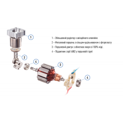 Компресор "ViTOL" К-55 150psi/23Amp/50л/шланг 5,0м з дефлятором/клеми/ Компресор "ViTOL" К-55 150psi/23Amp/50л/шланг 5,0м з дефлятором/клеми/