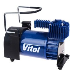 Компрессор "ViTOL" К-55 150psi/23Amp/50л/шланг 5,0м с дефлятором/клеммы/