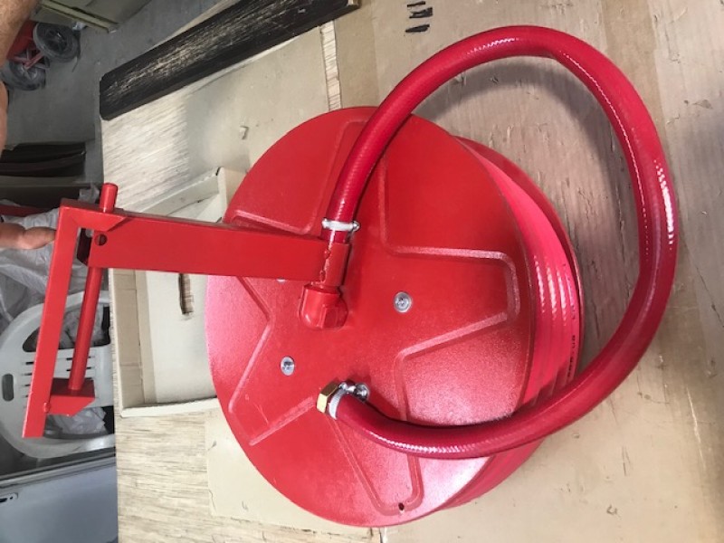 Кран-комплект пожежний з напівжорстким рукавом д. 25мм/20м, 1.2МПа згідно EN671-1(ДСТУ 4401-1)
