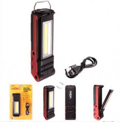 Переносна лампа "VOIN" VL-106, 5W-COB+2 х 3W XPE/Power Bank 2000mAh/магніт/інд. заряда Переносна лампа "VOIN" VL-106, 5W-COB+2 х 3W XPE/Power Bank 2000mAh/магніт/інд. заряда