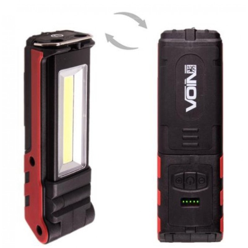 Переносная лампа "VOIN" VL-106, 5W-COB+2 х 3W XPE/Power Bank 2000mAh/магнит/инд. заряда Переносная лампа "VOIN" VL-106, 5W-COB+2 х 3W XPE/Power Bank 2000mAh/магнит/инд. заряда