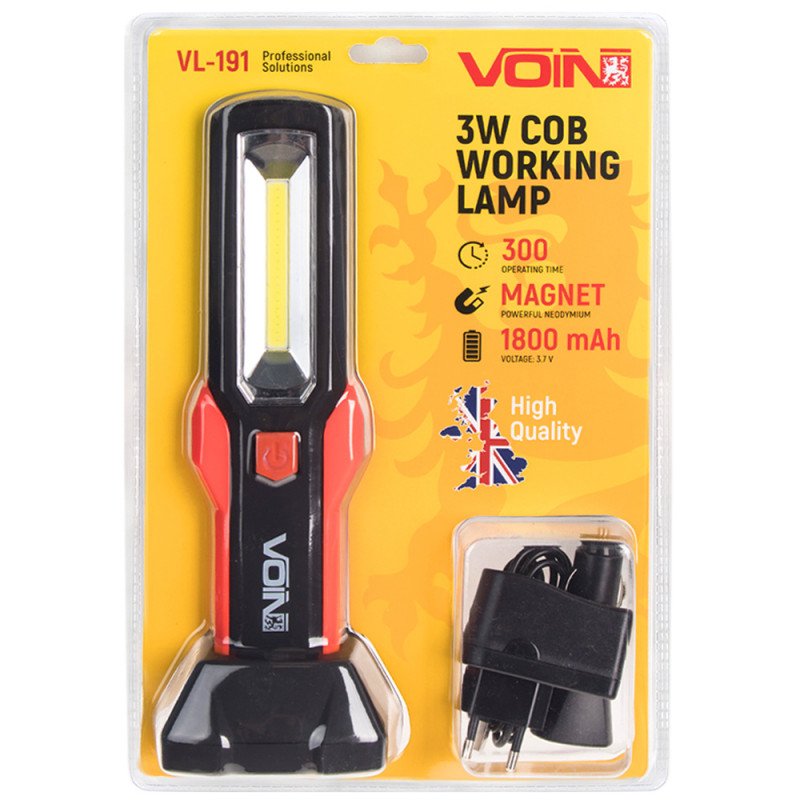 Переносная лампа "VOIN" VL-191 12V/220V/3W-COB+2 LED-НР/АКБ/USB+microUSB/магнит/база (VL-191) Переносная лампа "VOIN" VL-191 12V/220V/3W-COB+2 LED-НР/АКБ/USB+microUSB/магнит/база (VL-191)